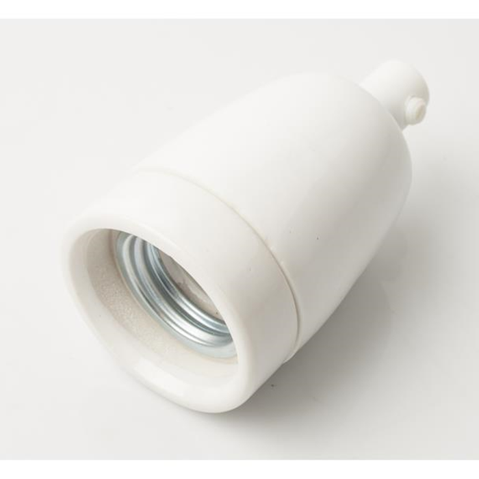 Porcelænsfatning E27