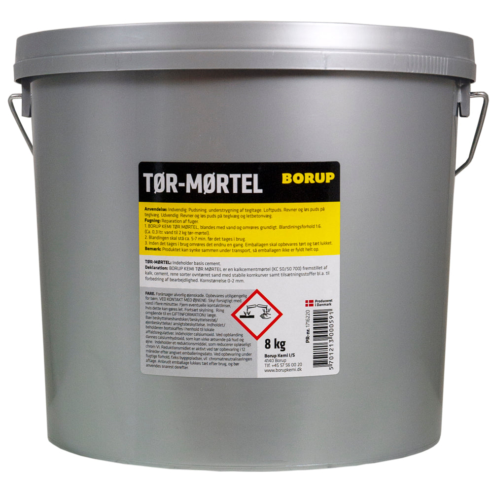 Borup Tør-Mørtel 8 kg