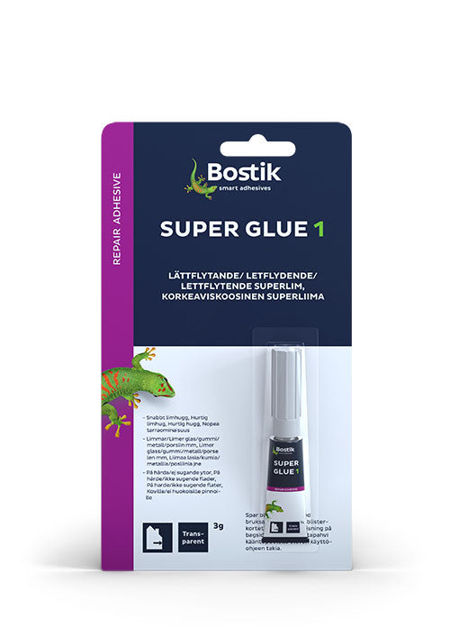 Bostik Superlim flydende 3g.