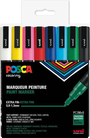 Posca Corner Etui PC3-8