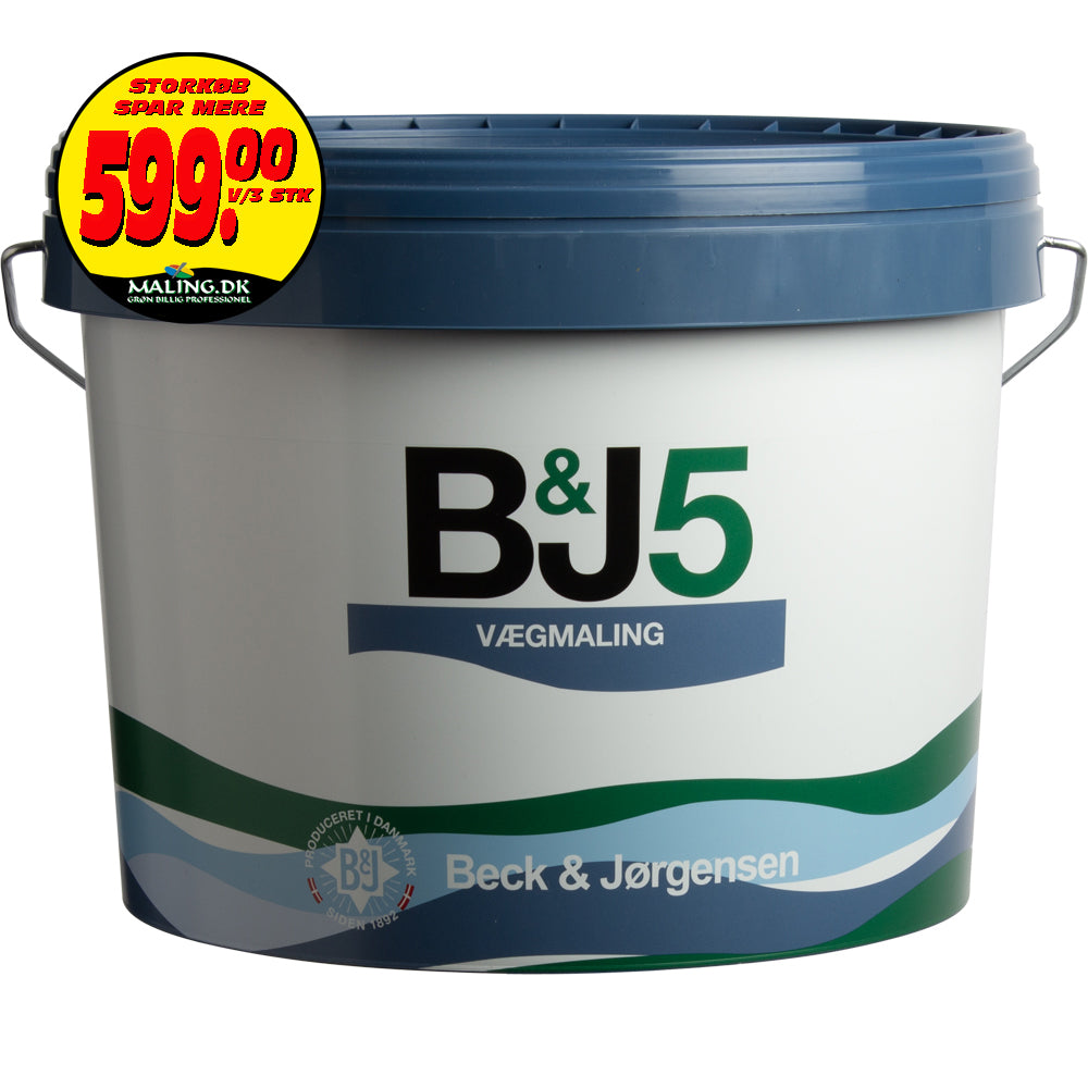 B&J 5 Vægmaling 9 Ltr