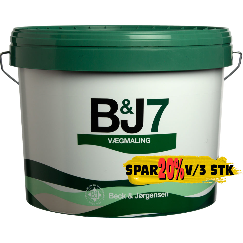 B&J 7 Vægmaling *** Hvid 9 L