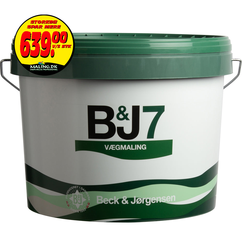 B&J 7 Vægmaling 9 Ltr