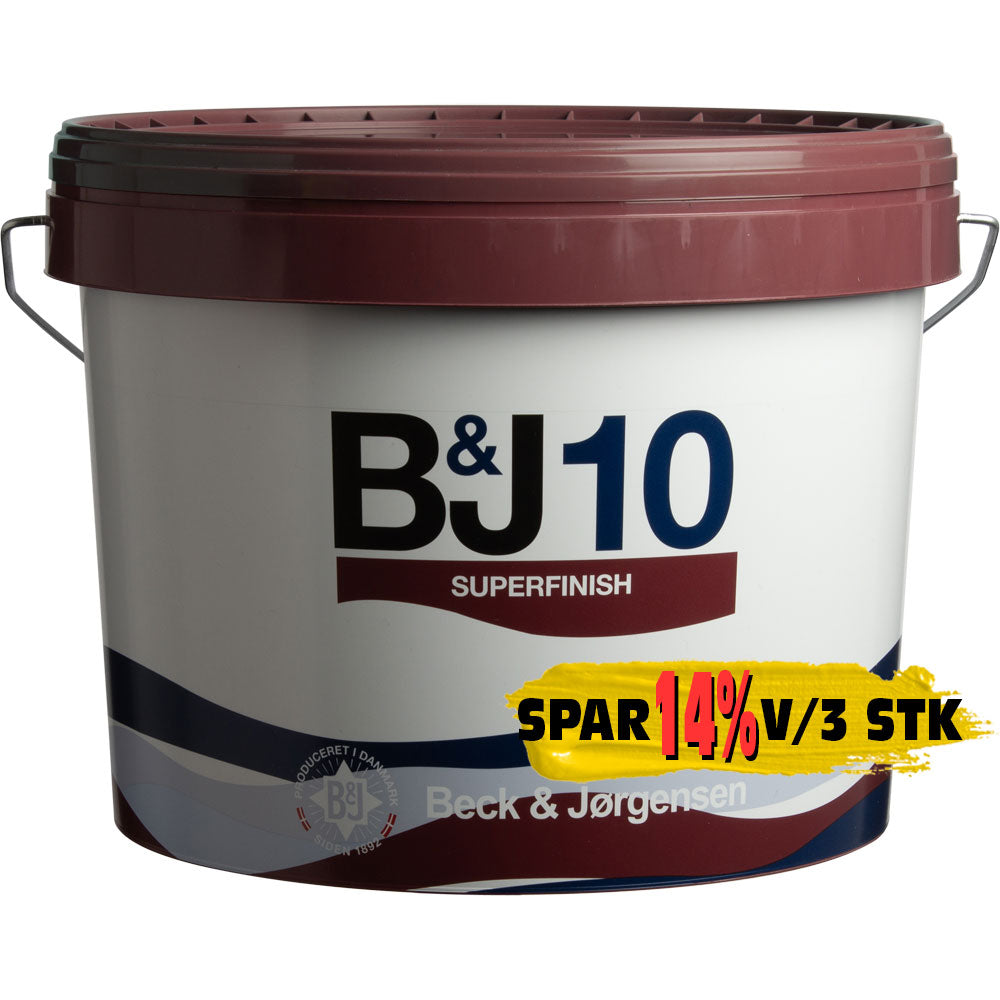 B&J 10 Vægmaling 9 ltr.