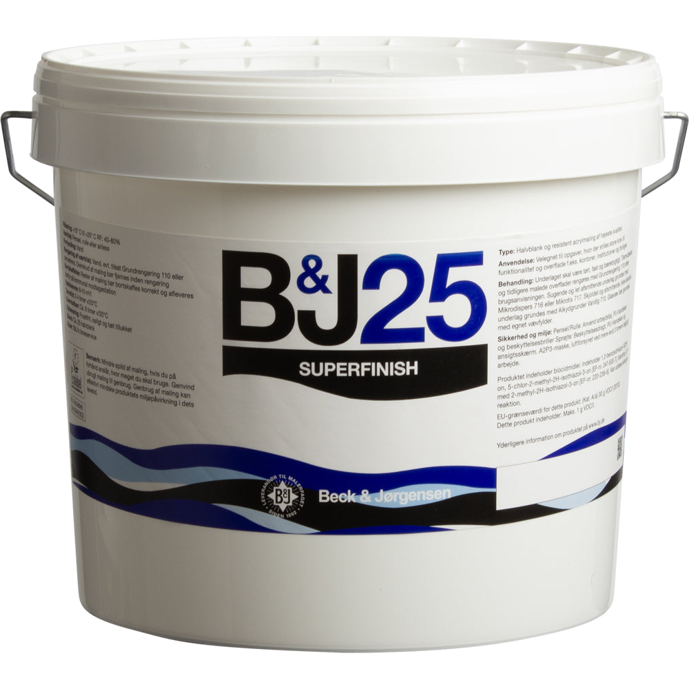 B&J 25 Vægmaling *** Hvid 4,5