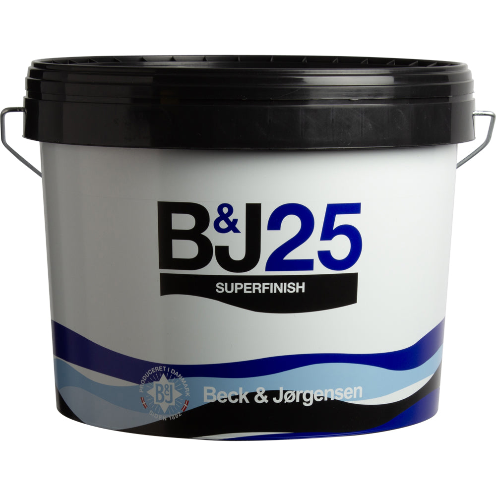 B&J 25 Vægmaling SuperFinish 9 Ltr