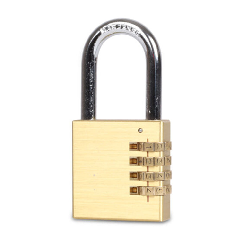 Hængelås m. kode, 28 mm.