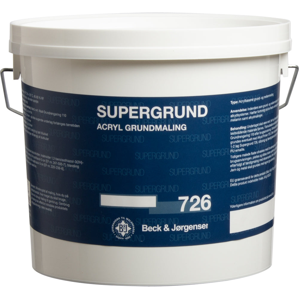 Supergrund Vandig Hvid 3 L