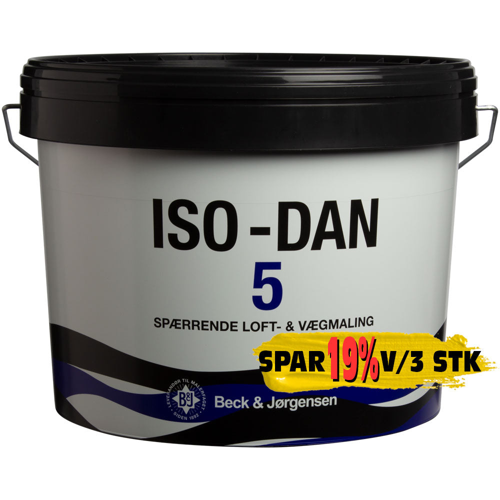 BJ IsoDan 5 Spærrende loft & vægmaling 9 ltr