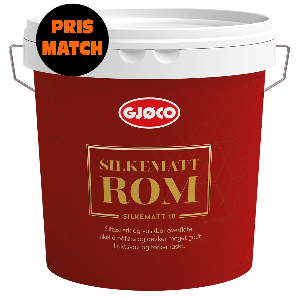 Silkemat Rum, glans 10