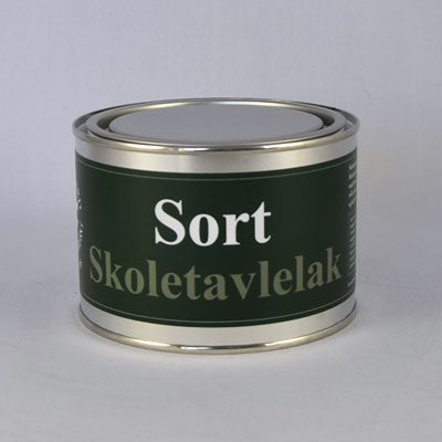 Skoletavlelak Sort, 500 ml.