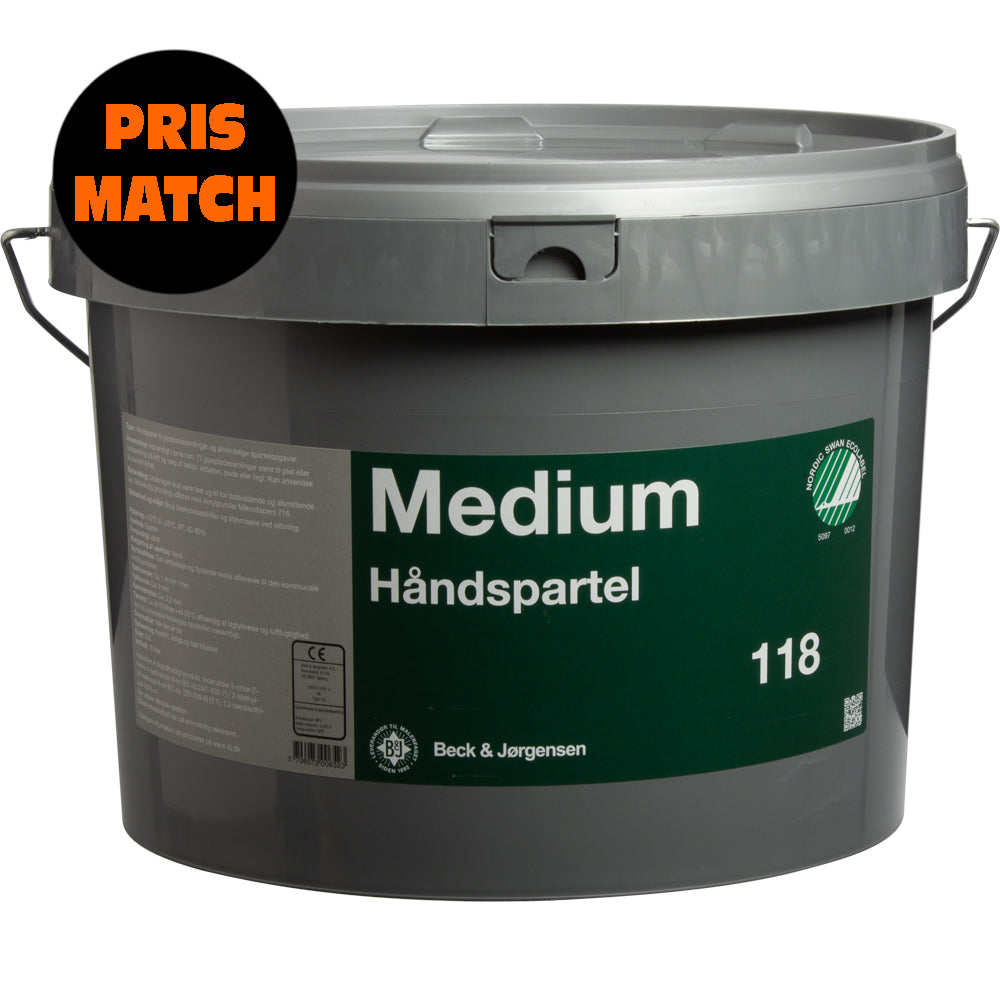BJ Håndspartel Let Medium 10 ltr