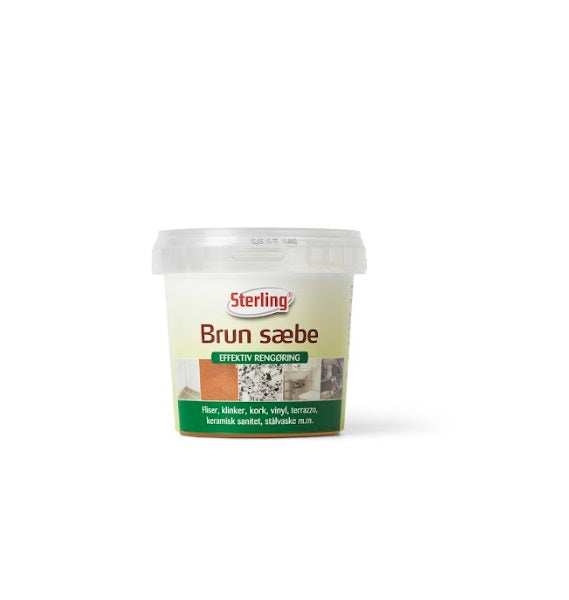 Sterling fast brun sæbe 500g