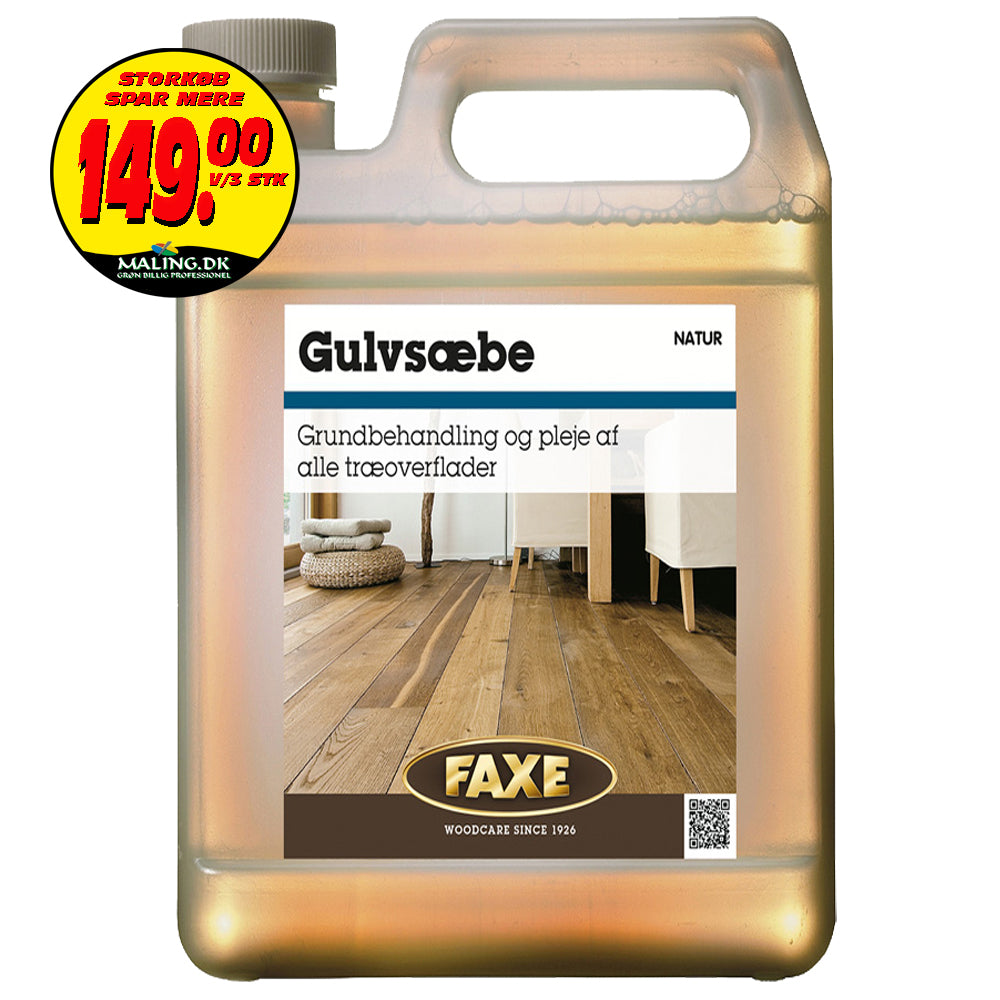 Faxe Gulvsæbe Natur 5 ltr.