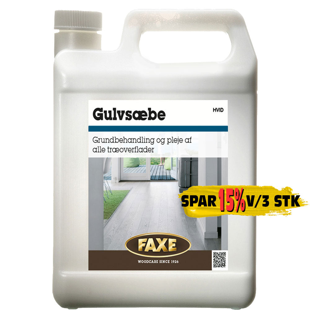 Faxe Gulvsæbe Hvid 5 ltr.