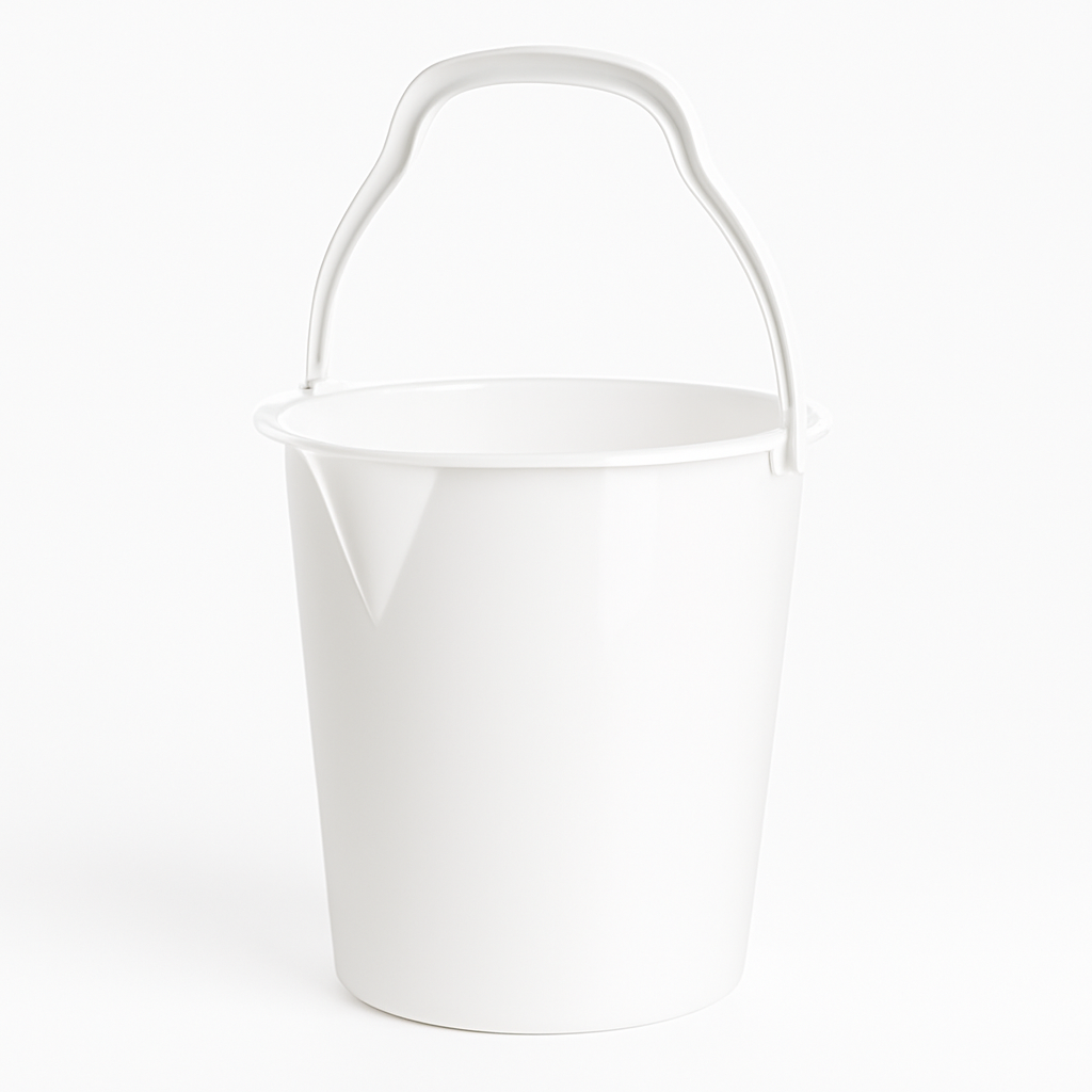 Spand 10 ltr. hvid