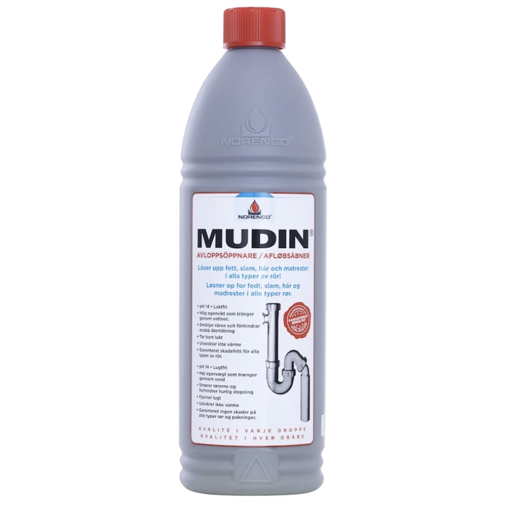 Afløbsåbner Mudin 1 ltr.