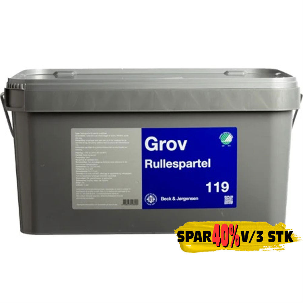 Rullespartel Let Grov, 12 ltr.