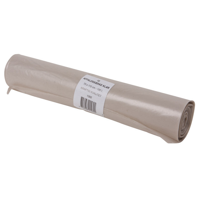 Affaldssække, kraftig klar