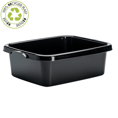 Balje firkant 10 ltr. Sort