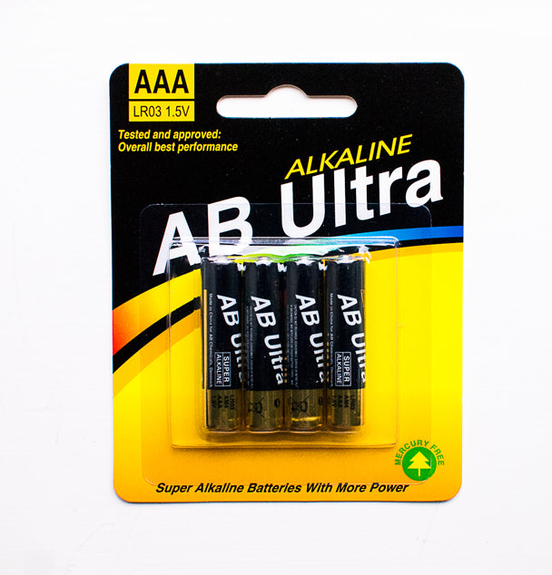 AB Ultra Batteri AAA 4 stk.