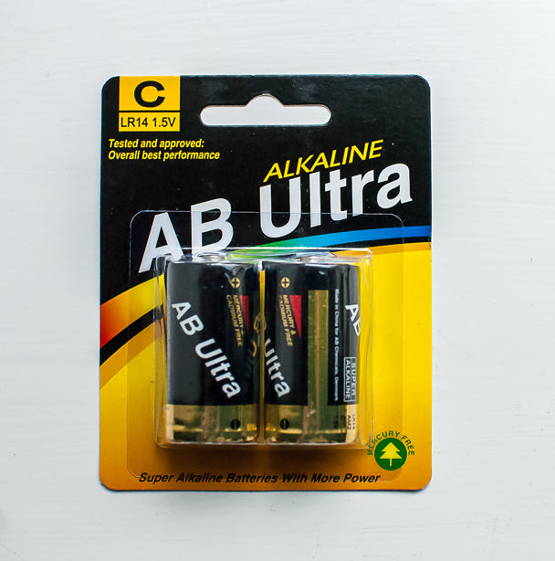 AB Ultra Batteri C 2 stk.