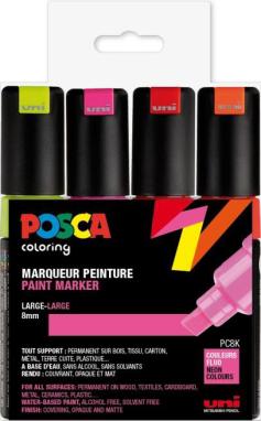 Posca Corner PC8K-4 NEON C.