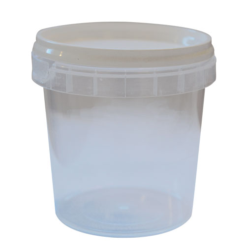Plastbæger 155 ml. m/låg