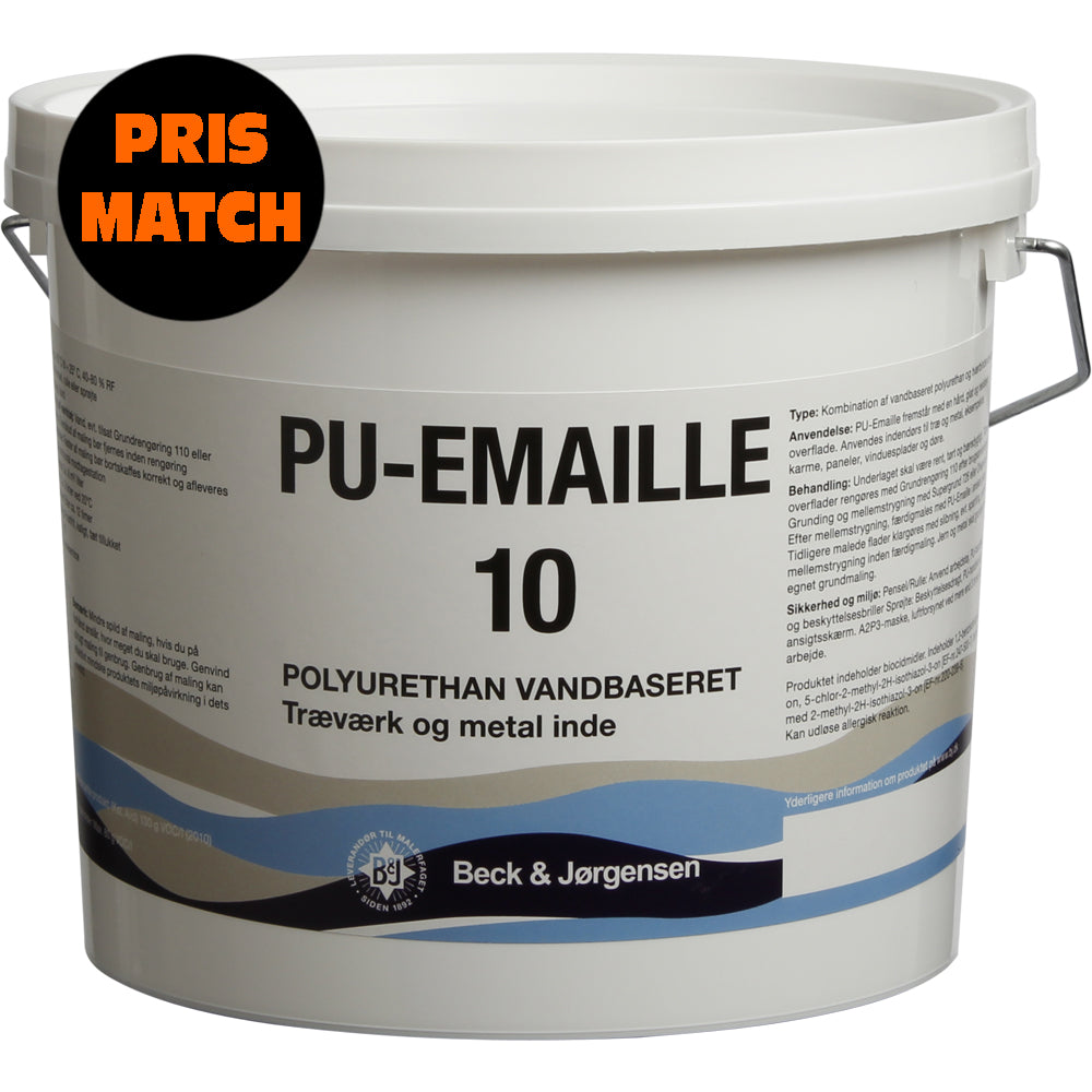 PU-Emaille 10***Hvid 2,7 ltr.