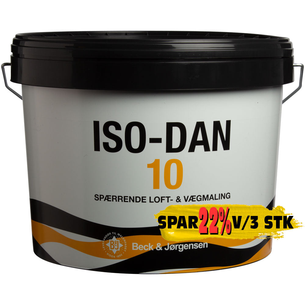 BJ IsoDan 10 Spærrende vægmaling 9 ltr
