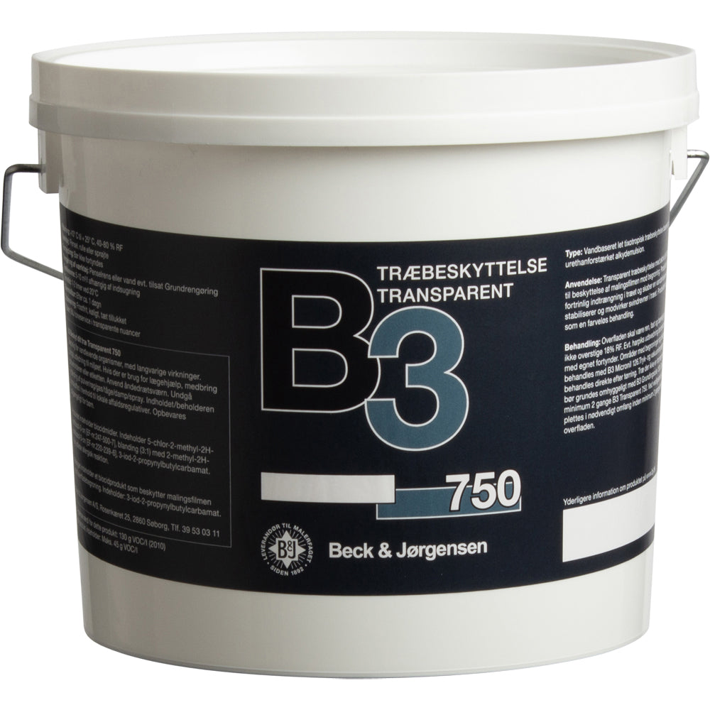 B3 Laserende Træbesk. Vandig 2.7 ltr.