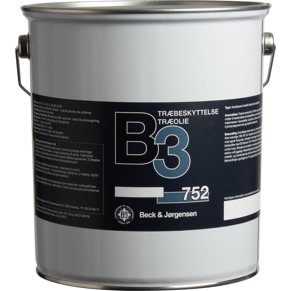 B3 Træolie Vandig 4,5 L