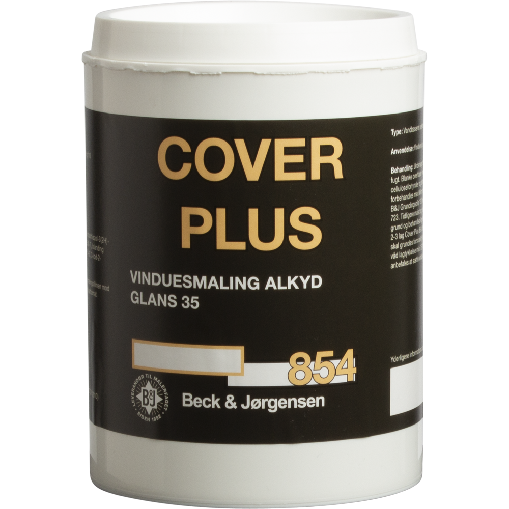 Cover-Plus Alkyd hvid 0,9 ltr