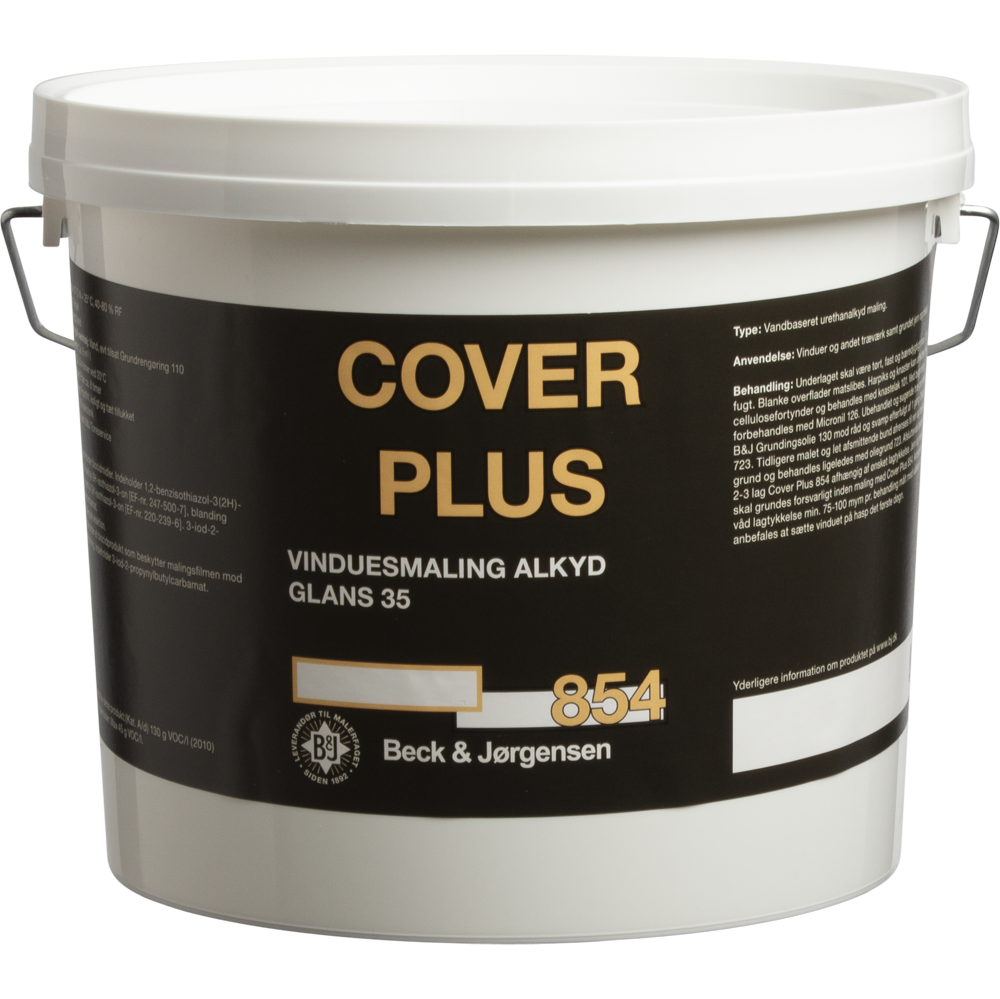 Cover-Plus Alkyd hvid 2,7 ltr