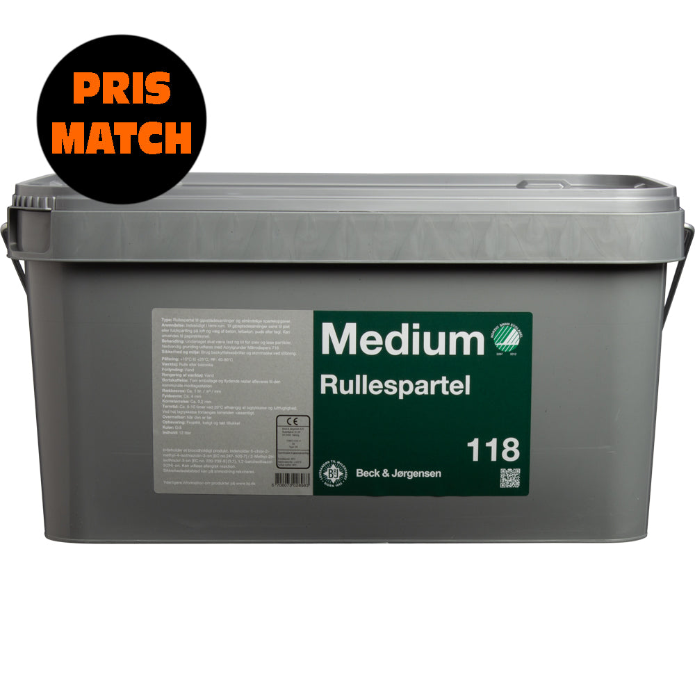 Rullespartel let medium. 12 ltr.