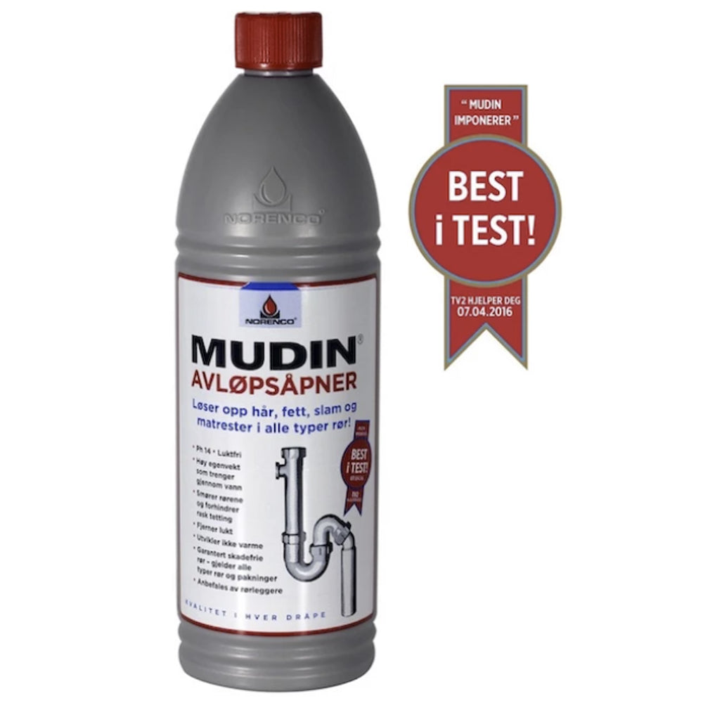 Afløbsåbner Mudin 1 ltr.