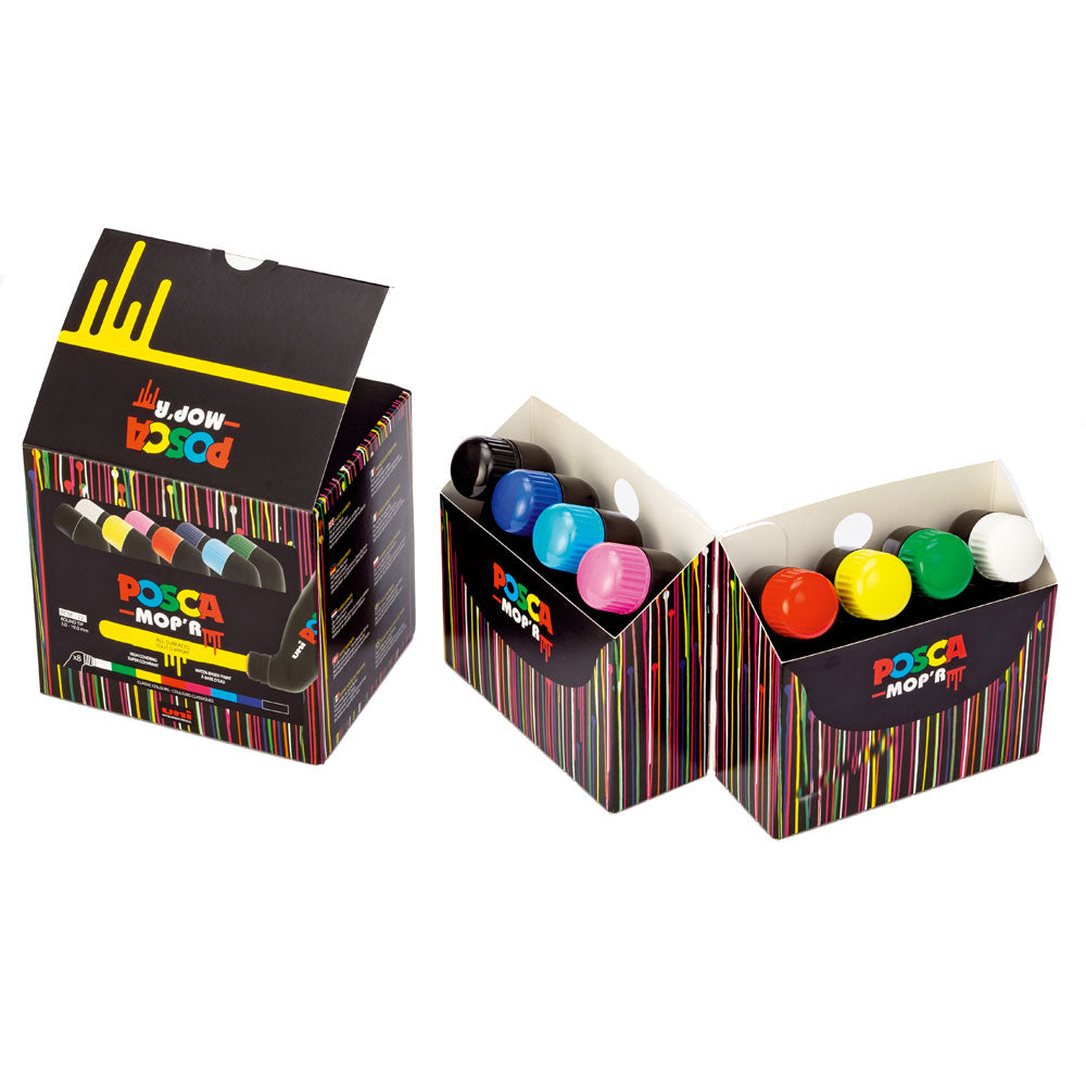 POSCA MOP´R 8 stk sort.